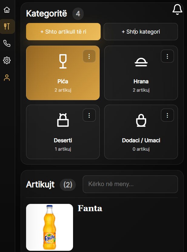 SmartMenu kategori